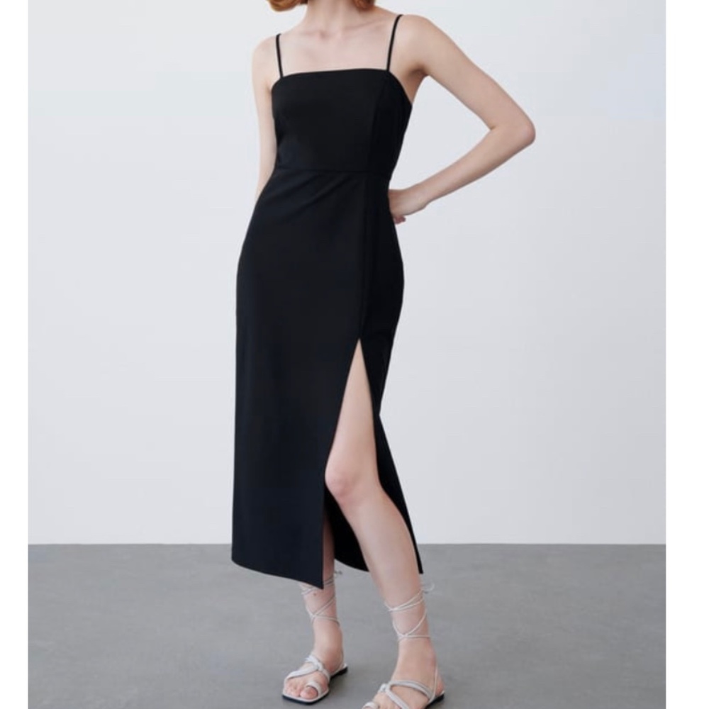 Zara tube dress with slit